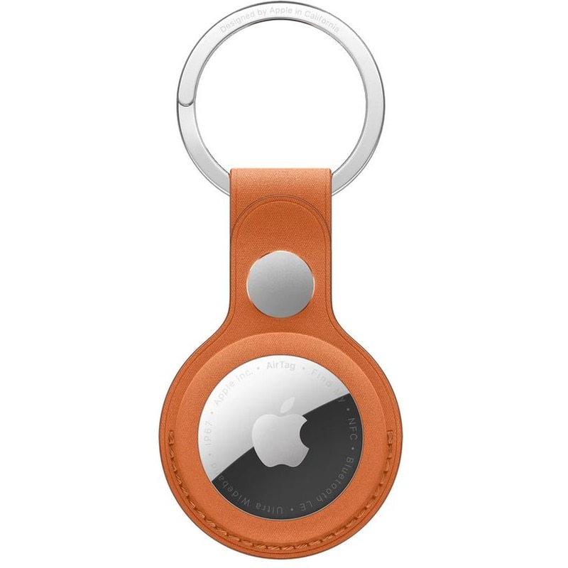 APPLE Θήκη Μπρελόκ Apple FineWoven Key Ring για Apple AirTag - Orange