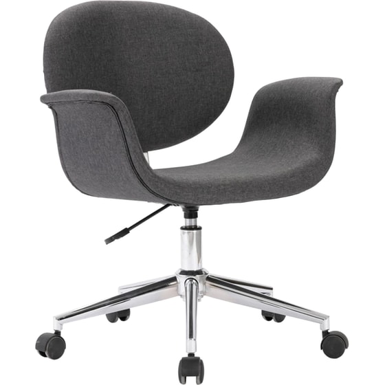 Καρέκλα Γραφείου VidaXL Υφασμάτινη - Σκούρο Γκρι image 0