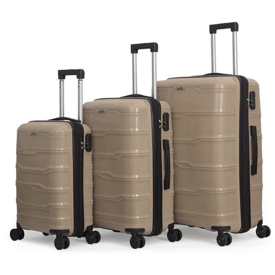 Σετ Βαλίτσες&nbsp;Amber&nbsp;Μόκα image 0