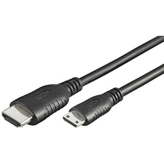 Hdmi Cable 19 Pin 1.5m (hdmi Mini 1.3)black image 0