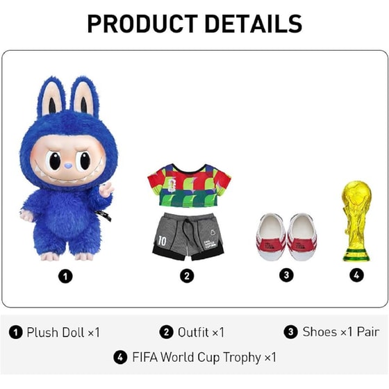 Λούτρινη Φιγούρα Pop Mart The Monsters x FIFA Series Catch the Win image 1