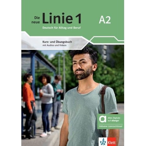 Die neue Linie 1 A2, Kurs- & Ubungsbuch - Hybride Ausgabe image 0