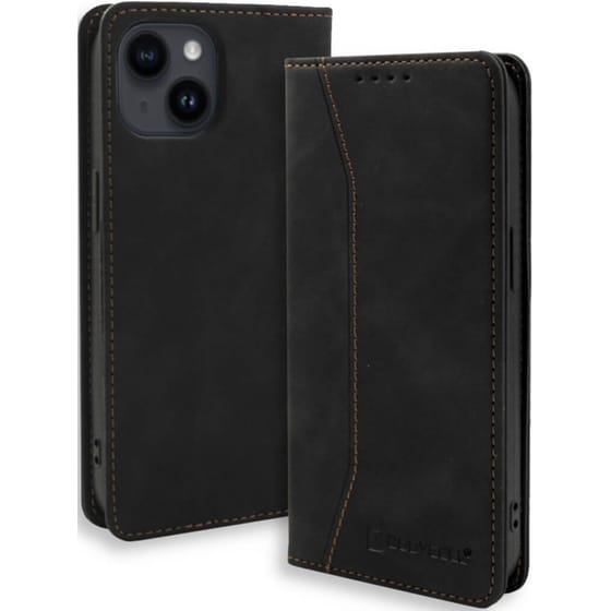 Θήκη Apple iPhone 15 Plus - Bodycell Wallet Case - Black image 0