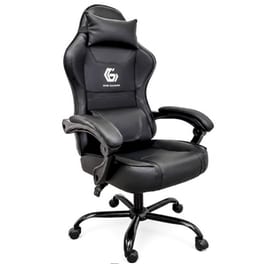 Gaming Καρέκλα Gembird GC-04-BL από Τεχνητό Δέρμα - Μαύρη