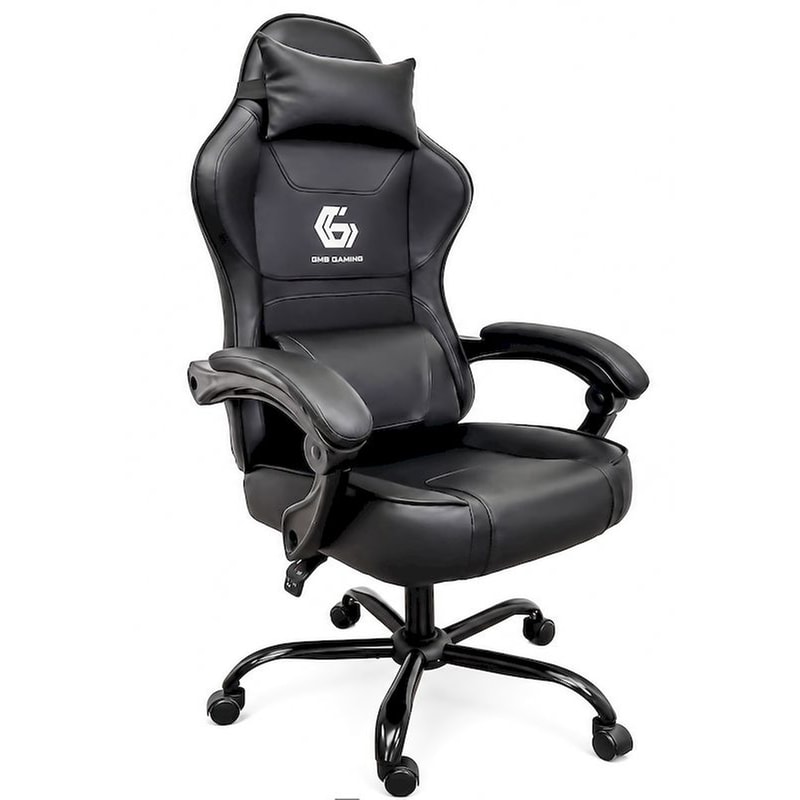 Gaming Καρέκλα Gembird GC-04-BL από Τεχνητό Δέρμα - Μαύρη