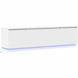 Έπιπλο Τηλεόρασης VidaXL με LED 180 x 38 x 49 cm - Λευκό