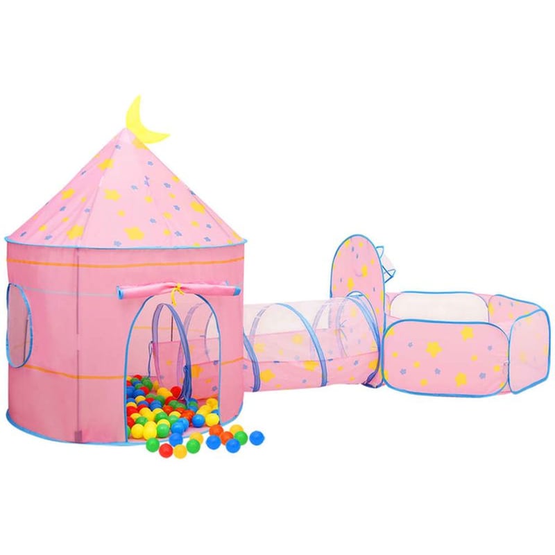 VIDAXL Vidaxl Παιδική Σκηνή 301 x 120 x 128 Εκ Ροζ