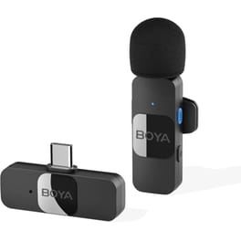 Σύστημα Ασύρματου Μικροφώνου 2.4GHz με USB-C για Android - Boya BY-V10