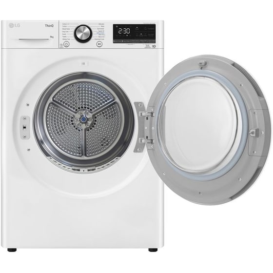 LG RH90V9AV2N 9 kg με Αντλία Θερμότητας Λευκό Στεγνωτήριο Ρούχων image 3