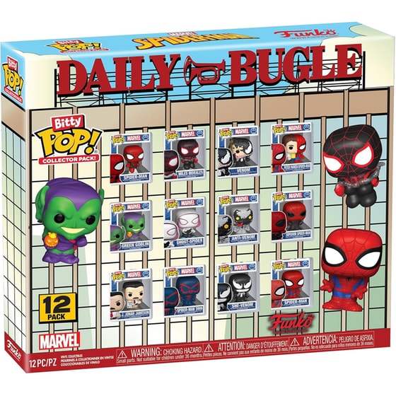 Funko Bitty Pop! Collector Pack! Marvel Spider-man 12τμχ image 0