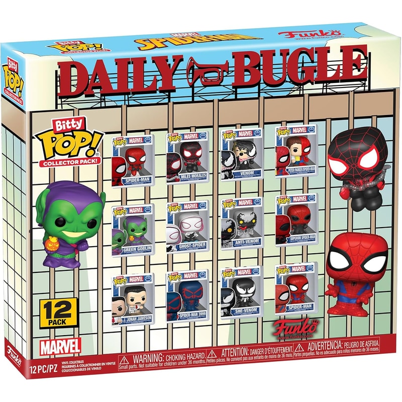 Funko Bitty Pop! Collector Pack! Marvel Spider-man 12τμχ