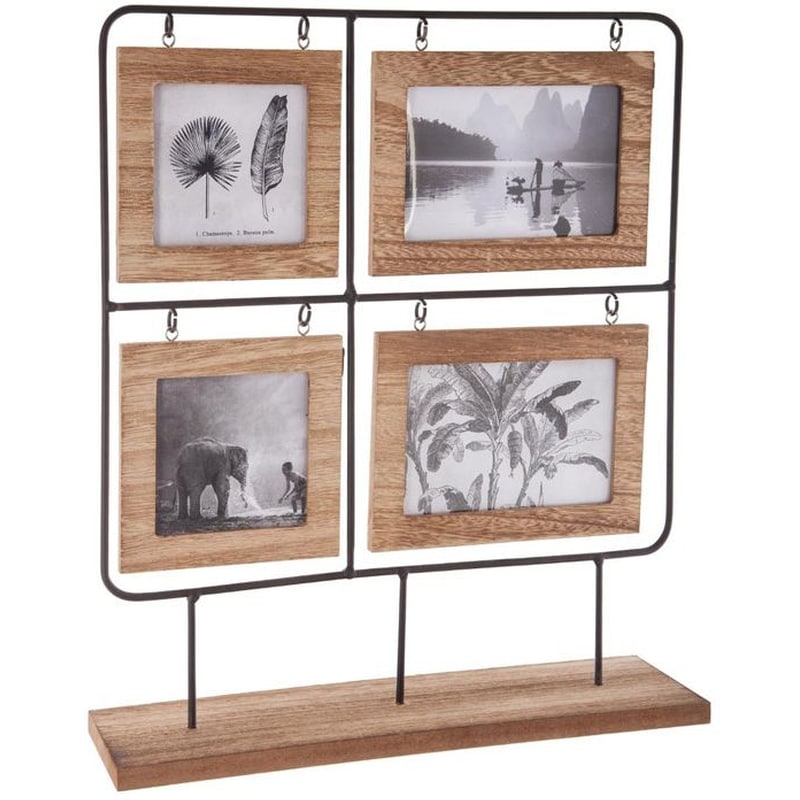 Κορνίζα Atmosphera 155120 MDF 36x10x42 cm - Καφέ/Μαύρο