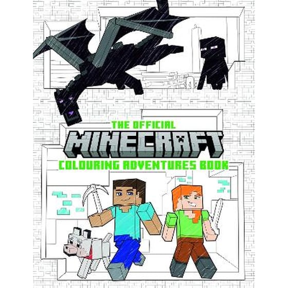 The Official Minecraft Colouring Adventures Book image 0