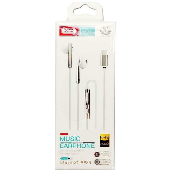 Ακουστικά Handsfree XO EP29 USB-C - Ασημί image 1