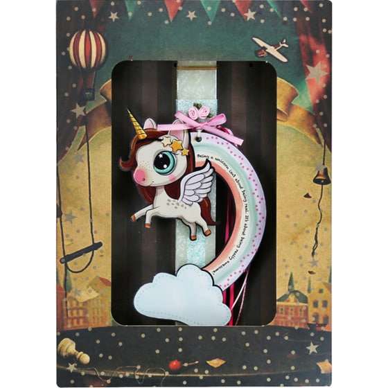 Λαμπάδα SYNCHRONIA Μονόκερος Rainbow Φτερά image 1