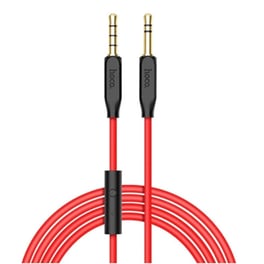 Καλώδιο Σύνδεσης Ήχου Hoco Upa12 3.5mm Male Σε 3.5mm Male Με Ενσωματωμένο Μικρόφωνο