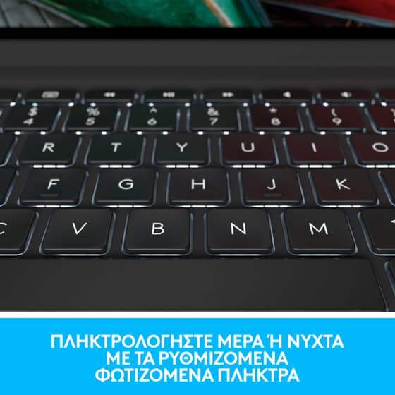 Logitech Slim Folio Pro Πληκτρολόγιο για iPad Pro 11" 3rd/4th/5th/6th GEN - Γραφίτης image 1