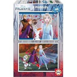 Παιδικό Παζλ Frozen Educa (2x48 Κομμάτια)