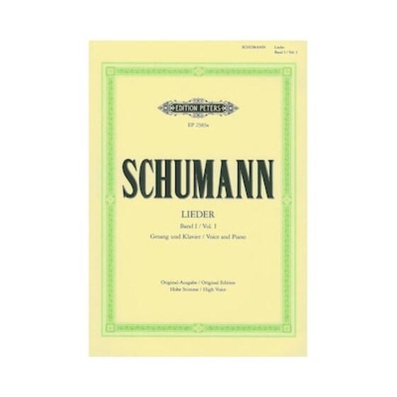 Schumann - Lieder Band 1, High Voice (voice - Piano) image 1
