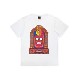 T-shirt Numskull Crash Bandicoot Aku Aku - Λευκό XS