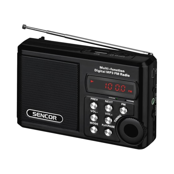 Φορητό Radio Sencor SRD 215 - Μαύρο image 0