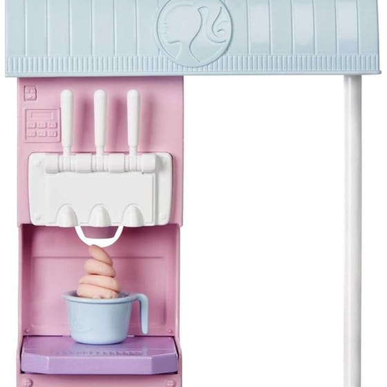 Κούκλα Barbie You Can Be Anything Μαγαζάκι Με Παγωτά (HCN46) image 3
