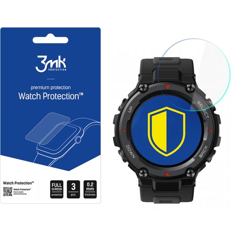 Προστασία Οθόνης 3mk Watch Arc για Xiaomi Amazfit T-rex Pro (3τμ)