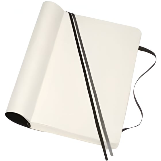 Σημειωματάριο Moleskine Plain Large Μαύρο (1 Τεμάχιο) image 2