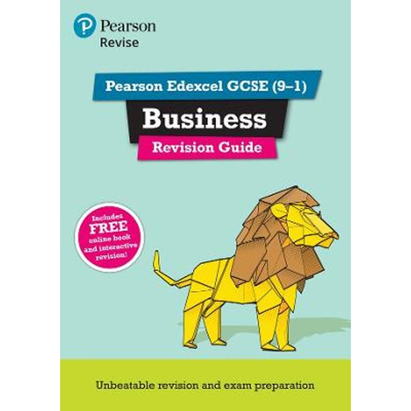 Pearson REVISE Edexcel GCSE Business Revision Guide inc online edition and quizzes - 2023 and 2024 exams