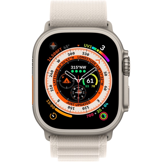 Apple Watch Ultra Titanium 49mm GPS + Cellular - Starlight Alpine Loop Small image 1