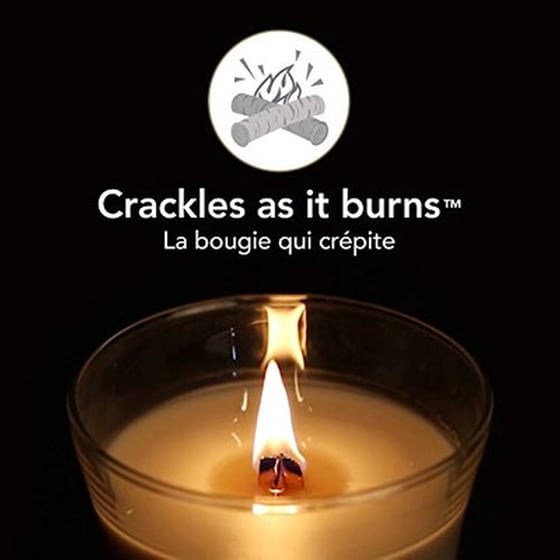 Woodwick Medium Hourglass Scented Candle | Cinnamon Chai | With Crackling Wick image 4
