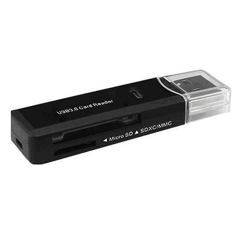 LAMTECH Card Reader Lamtech LAM040816 2 in 1 Usb 3.0 - Μαύρο