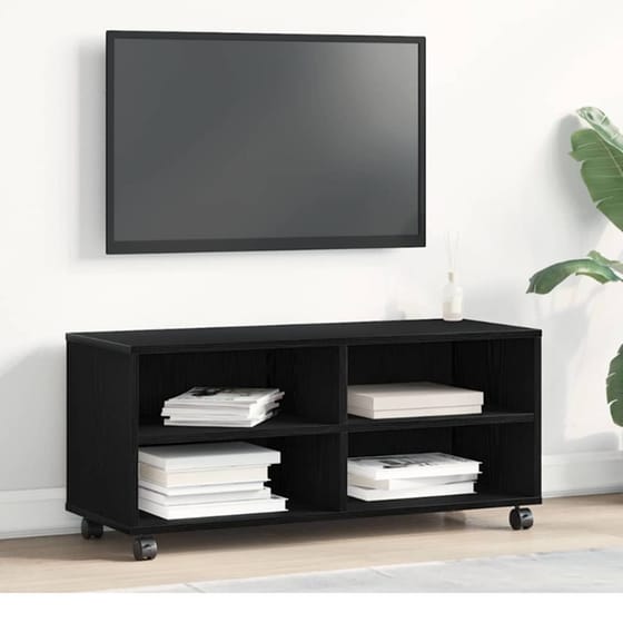 Έπιπλο Τηλεόρασης VidaXL 90 x 35 x 40,5 cm - Μαύρο image 1
