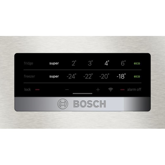 BOSCH KGN39VIEB Total No Frost 368 Lt Brushed Steel t Ψυγειοκαταψύκτης image 5