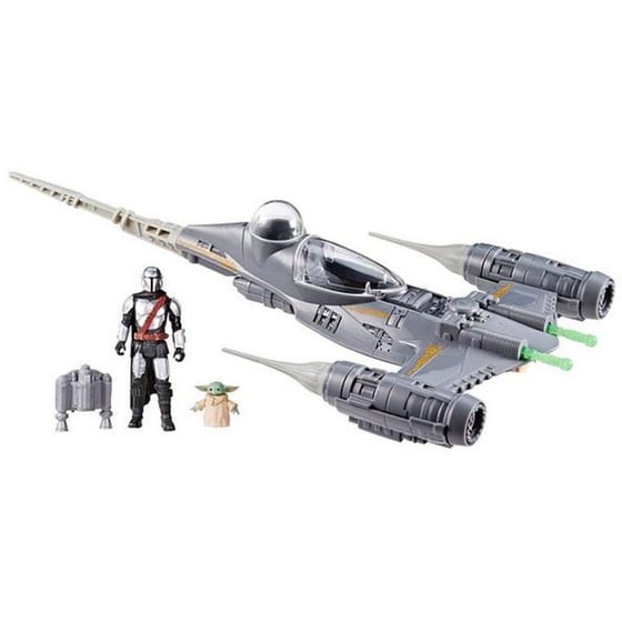 Hasbro Star Wars Disney Star Wars The Mandalorian's N-1 Starfighter and Figure Set image 2