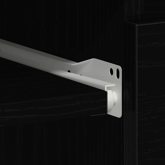 Γραφείο VidaXL από Επεξεργασμένο Ξύλο 90x45x76 cm - Μαύρη Δρυς image 8