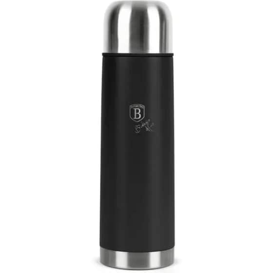 Μπουκάλι Θερμός Berlinger Haus Ανοξείδωτο Matt Black 750ml image 0