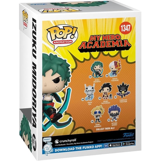Funko Pop! Animation - My Hero Academia - Izuku Midoriya With Blackwhip #1347 image 1