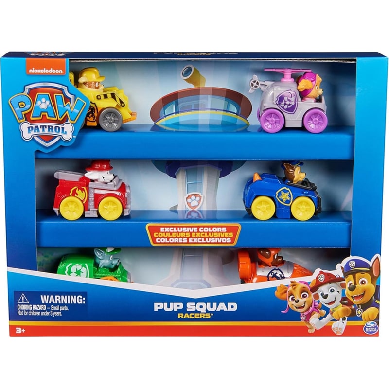 SPIN MASTER Spin Master Paw Patrol: Pup Squad Racers Σετ Δώρου - 6 Tμχ (6070070)