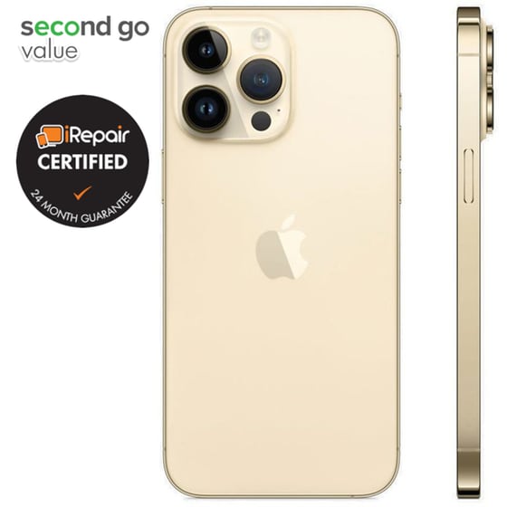 Μεταχειρισμένο Apple iPhone 14 Pro 256GB Gold second go value Certified by iRepair image 3