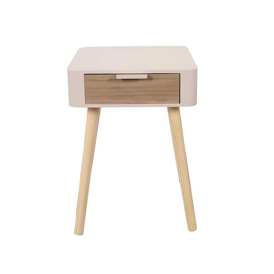 Κομοδίνο Aria Trade Από Mdf 35x40x48 cm - Σομόν image 0