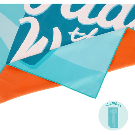 Πετσέτα Θαλάσσης Legami Surf 85 x 180 cm - Γαλάζια image 1