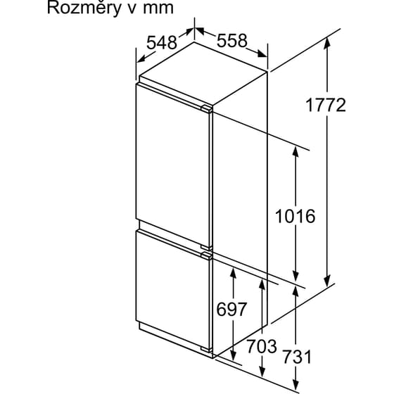 BOSCH KIN86ADD0 Full No Frost 260 Lt Εντοιχιζόμενος Ψυγειοκαταψύκτης image 6