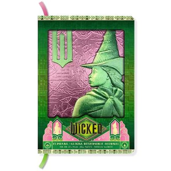 Wicked: Elphaba / Glinda Reversible Sculpted Journal image 0