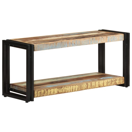 Έπιπλο Τηλεόρασης VidaXL Ξύλινο/Μεταλλικό 90x30x40cm - Kαφέ/Μαύρο image 9