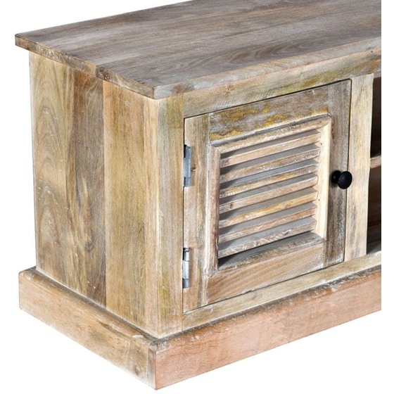 Έπιπλο Τηλεόρασης VidaXL από Ξύλο 120x30x40cm - Kαφε image 5