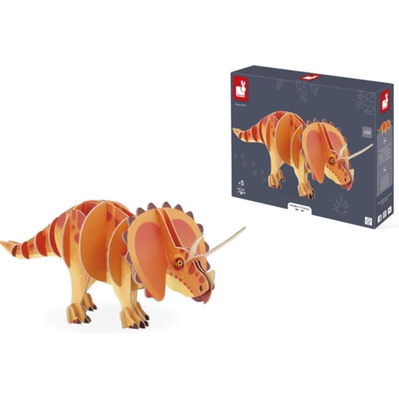 Janod Dino - 3d Παζλ Τρικερατοπας image 1