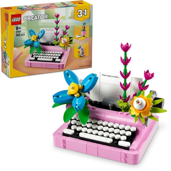 LEGO® Creator 3σε1 Γραφομηχανή με Λουλούδια (31169) image 2
