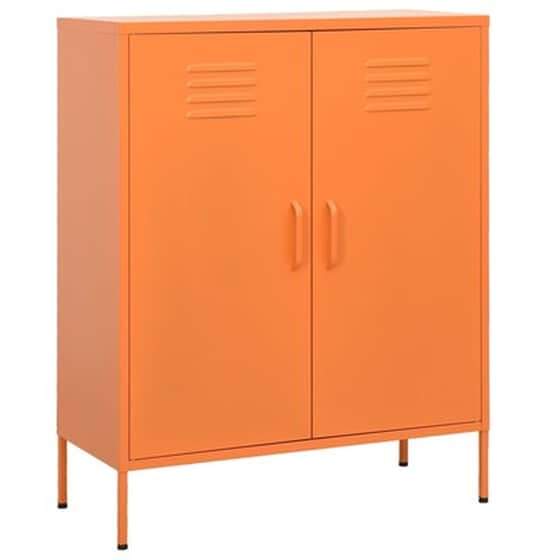 Ντουλάπι Γραφείου VidaXL από Ατσάλι 80x35x101.5 cm - Πορτοκαλί image 1
