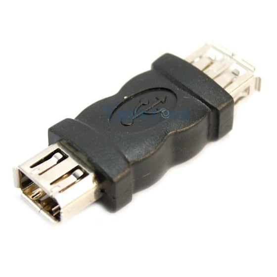 Powertech Adapter Usb 2.0 Female Σε Usb Female, Black image 0